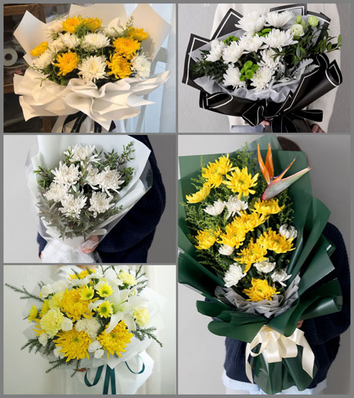 湖北随州市随县殷店镇金塔村白事花束代送